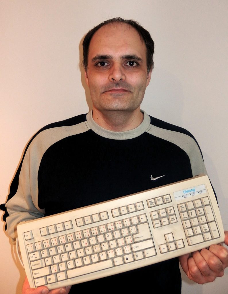 Ladislav Vagner s klávesnicí
